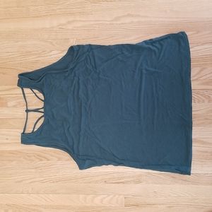 Strappy back tank top